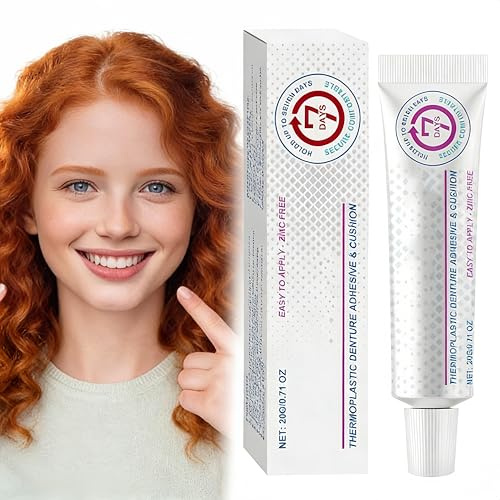 Dental Adhesive,Adhésif pour Prothèse Dentaire,Fixation Extra Forte,Colle Dentaire Extra Forte,Colle Adhésif pour Dentier,Adhésif Thermoplastique pour Prothèses Dentaires,Colle Forte pour Dents,20g