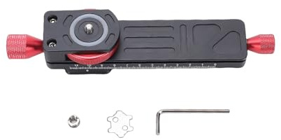 TIKATARER Riel de Enfoque Macro para Fotografía Macro de Primeros Planos Deslizador de Enfoque Preciso con Placa de Liberación Rápida de Tornillo de 1/4, Movimiento de Cremallera y Piñón para
