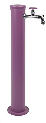 BEL FER Fontaine en Fer 42/ARF - H. 85 x L. 16 x 30 cm Disponible en 12 Couleurs Rose Cyclamen