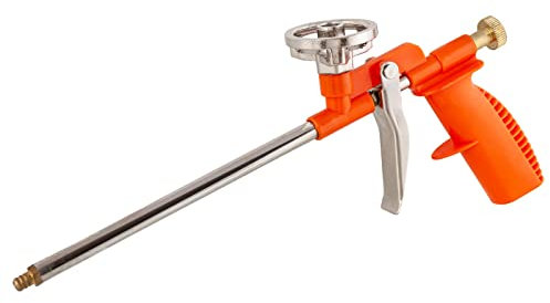 dubaust Pistolet à mousse compact pour mousse de construction en polyuréthane avec revêtement en nickel