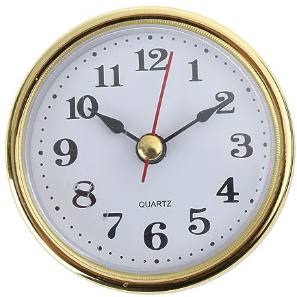 MayDONG - Orologio classico, movimento al quarzo, diametro 65 mm, numero per la casa, fai da te, installazione multifunzionale
