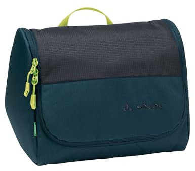 VAUDE Kulturbeutel WegaWash in, Kosmetiktasche mit integriertem Spiegel, Zahnbürstenhalter und Aufhängehaken, gepolsterte Kulturtasche mit durchdachter Innenaufteilung