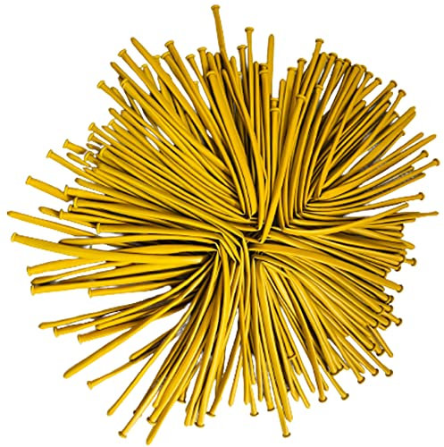 Modelling Long Magic Balloons - 260q Twisting Animal Balloons Plain Gold for Art, Craft, Kids, Birthday, Wedding, Clown Decoration - 25 Pack