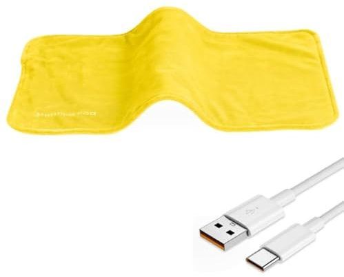 USB Heizkissen, Elektrische Wärmekissen für Rücken Nacken Schulter, USB Heizdecke Wärmedecke mit Schnelle Heiztechnik, Sicheres Wärmepads Waschbare Heating Pad,Heizfläche 15 * 33cm