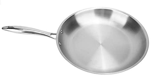 Stekpanna i rostfritt stål - Induktionskokkärl med kompositbottenhandtag Stekpanna 3-lagers rostfritt stålpanna 30cm x 5cm