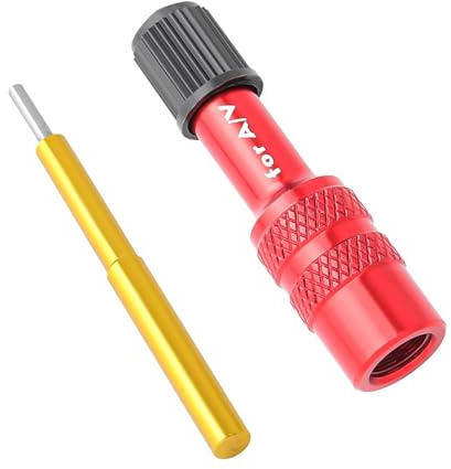 Adaptador De Válvula De Horquilla Delantera Para Bicicleta: Aleación De Aluminio, 1,86 X 0,44 Pulgadas, Ligero 6,8 G, Sellado Duradero | Adaptadores De Válvula De Horquilla Delantera Para Bicicleta, H