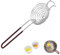 Ei-Trenner,Edelstahl Eigelb Trenner,Eiweiß Trenner Teiler Filter,Eiertrenner mit Langen Griff für Küchen Hilfsmittel Backen Werkzeug