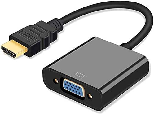 CHIOINS HDMI to VGA, 1080P Compatible HDMI to VGA Adapter for Computer, Laptop, PC, Monitor, HDTV, Digital to Analog Converter Cable for Xbox 360, PS3, TV Box
