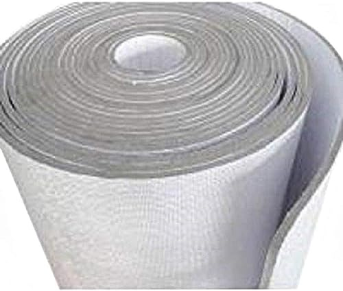US Energy Products -3MM- Reflective Foam Core Insulation Roll Radiant Barrier White/Foil Faced Reflective Foam Insulation Solid Vapor Barrier Warehouse Building Commercial Residential (4ft x 100ft)