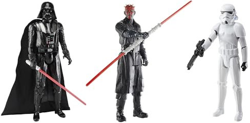 Star Wars Treffen der Dunklen Seite, Action-Figurenset (Skala 30 cm), 3er-Pack