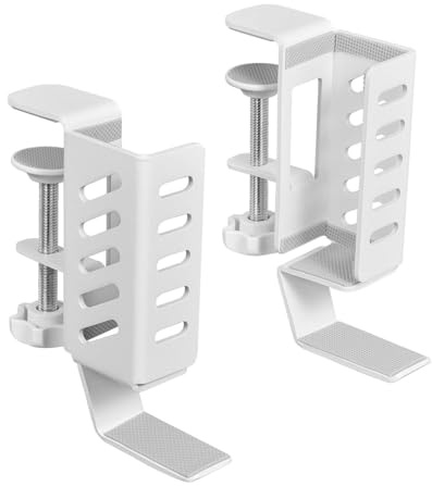 Soporte vertical para ordenador portátil para escritorio, organizador lateral para portátil, organizador vertical para escritorio, soporte lateral para ordenador portátil, ajustable, abrazadera