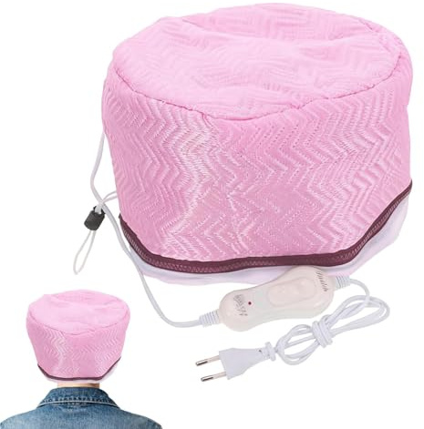 Vaporizador para el Cabello para Acondicionamiento Profundo,Campana De Secado Térmico Con 2 Niveles De Calor - Gorro De Calor Portátil Para El Cabello,Para Mujeres Y Niñas Cuidado Del En Spa Y