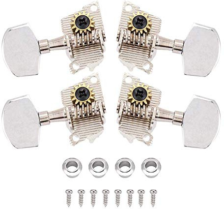 Bnineteenteam Cheville 2L2R pour accordage d'ukulélé, pièces de Bricolage ukulélé tête de Machine de Style Classique avec vis de Montage accessoires de jeu