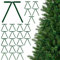 BKEPDY 24 Stück Weihnachtsbaumdekoration Festliche Weihnachtsdeko Bögen für Weihnachtsschleifen Glitzer Weihnachtsbaumschleifen Christmasgeschmack （Grün）