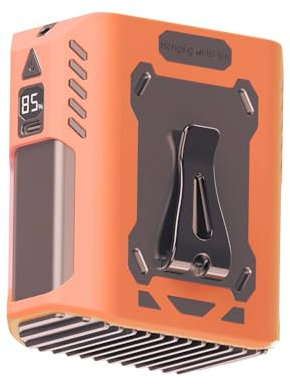 Portable Fans Strong Airflow Personal Waist Fan with Max 40H Runtime Hands Free Neck Fans Wearable Belt Fan for Outdoor Jobsite Camping and Traveling 5 Speeds USB-C Rechargeable 10000mAh (Brown)