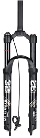 Mountainbike-dämpargaffel 26/27.5/29 tum,snabbkoppling,1-1/8 rak,cykelluftsfjädring 120 mm,skivbromsad framgaffel 9 x 100 mm,manuell/fjärrlåsning,for MTB/XC(Remote,29)