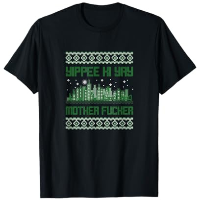 Yippee Yay Mother Fucker Cadeau de Noël moche mignon pull T-Shirt