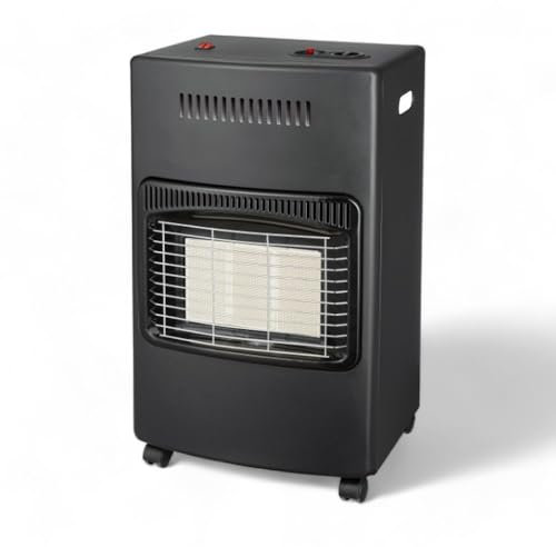 Briconess.com Stufa a Gas infrarossi ventilata con Tre Elementi ceramici da Interno 4200 Watt