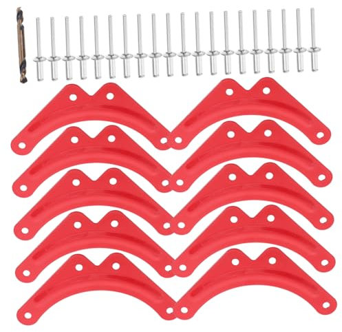 Uonlytech 10pezzi Attacco Per Scala Da Tetto Staffa Angolare Triangolare Stabilizzatore Per Scala in Fissaggio Supporto Ad Per