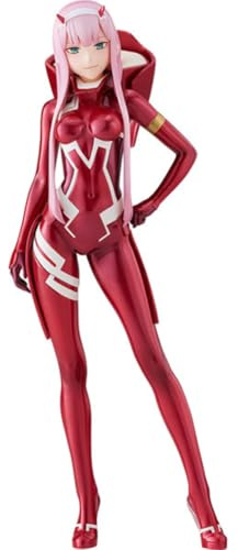 Jiumaocleu Zero Two Anime Figura 02 Action Figure Personaggio Del Fumetto Statua Combattimento Uniforme 23CM Figurine Da Collezione Ornamenti Desktop
