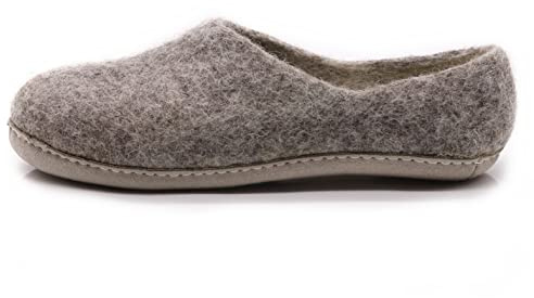 Nootkas Women's Felted Merino Wool 'Victoria' House Shoe (Heather - 10.5-11.0)
