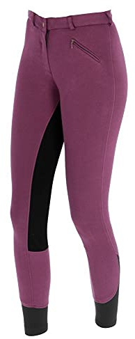 Covalliero Pantalones de equitación para niños Economic Color Morado, Talla 122
