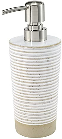 Avanti Linens - Soap Dispenser/Lotion Pump, Matte Textured Home Decor (Drift Collection), Multicolor