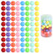 Witlans Ersatzkugeln für chinesische Schachspiele, 8 Farben, 14 mm, Acrylkugeln für Kugelbahn, Verschlimmerungsspiel, Murmeln/traditionelle Murmel-Spiele, 80 Stück