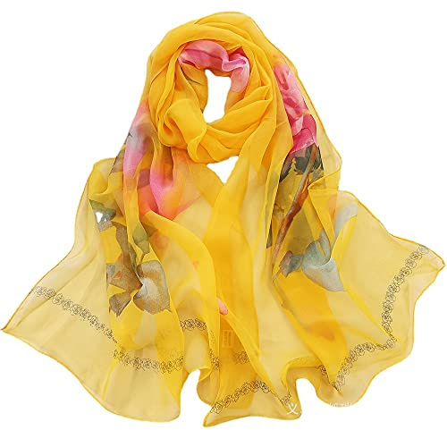 Écharpe d'été pour femme - Style fin - En fil - 160 cm - Grand châle - Crème solaire - Serviette de plage