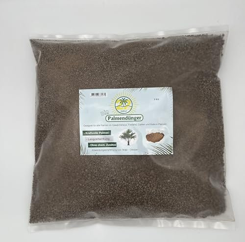 Palmendünger, Freilandpalmendünger, Hanfpalmendünger, 22KW-natur (3KG)