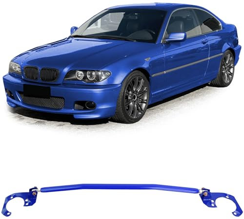 Alu Domstrebe Blau verstellbar passt für BMW E46 6 Zyl 320i 323i 325i 328i 330i