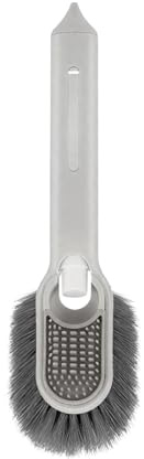 Limpiador de platos con dispensador de jabón, vara multiusos para lavar platos, suministros de baño para lavar platos, ducha, bisagras automáticas, fregadero, puerta, baño, refrigerador, armario