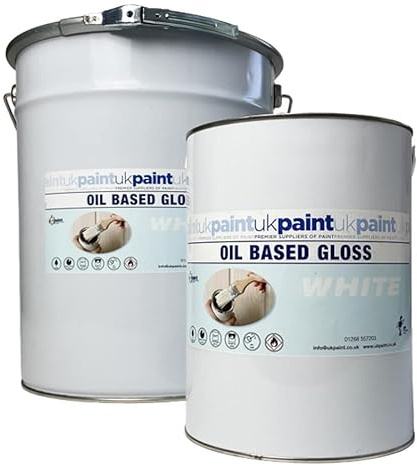 UK PAINT - Oil Based Gloss - 2.5L - Brilliant White