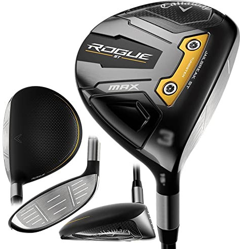 Callaway Golf 2022 Rogue ST Max Fairway-Holz (rechte Hand, Cypher 40G Schaft, Damen Flex, Heaven Wood)