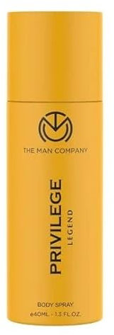 The Man Company Privilege Legend Deodorant for Men - 40 ml | Premium Body Spray | Long-Lasting Fragrance | Perfect Deo For Everyday Use