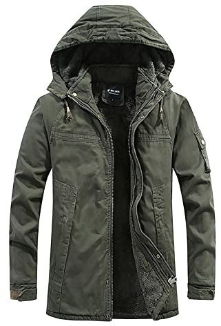 Winterjacke Herren Warm Zipper Hoodie Herren Beheizbare Jacke Fleecejacke Herren Modische Bomberjacke Herren Skijacke Herren Wintermantel Herren Arbeitsjacke Herren Freizeit Softshelljacke Herren
