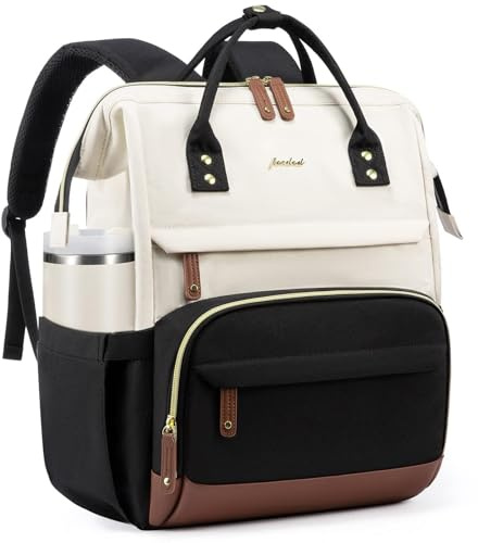Focdod Laptop Backpack for Women Work: Travel Backpack for Teacher Nurse 15.6 inch Laptop Bag Large Capacity BackPack Purse College Bookbag Computer Back pack Casual Daypack for Business