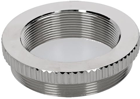 Kalitec D6763503 Reducción moleteada de latón M63/M50 I Reductor de rosca de cable I M50 rosca interior I M63 rosca exterior I IP68