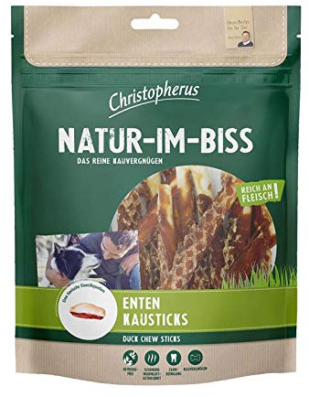 Christopherus Snack Enten Kausticks | 5X 300g Hundesnack