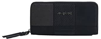 Desigual Damen Mone_Fire Saga Fiona Travel Accessory Travel Wallet, Schwarz, U EU