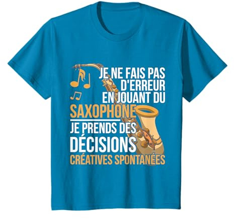 Saxo Jazz Musique Cadeau Pour Un Saxophoniste Saxophone T-Shirt
