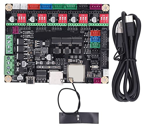 Uadme Placa Base Impresora 3D, Placas de Control de 32 Bits ESP32, Controlador de Impresora 3D Accesorios, Chip de 8m Byte, Compatible con Marlin 2.0.x