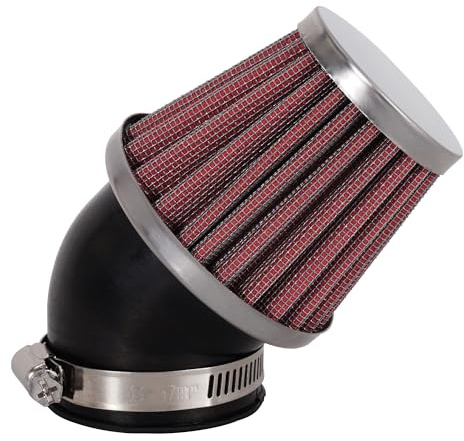 Filtre à air moto 48mm Compatible avec Dirt Bike Mini Bike Pit Bike Motocross GY6 ATV SSR TTR AJS, Scooter Moped