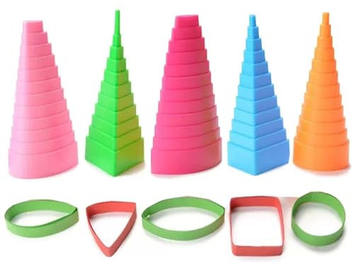 Papier Quilling BorderQuilling Kit, Quilling Werkzeug, Quilling Tools, Quilling-Werkzeugen Zubehör, Quilling Set zum Basteln, Gemischte Farbe 5 Formen, für Heimtextilien ﻿Handgefertigte Grußkarten DIY