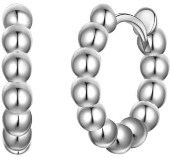 Rafaela Donata Damen Creolen aus 925/- Sterling Silber rhodiniert