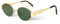 Sonnenbrille Herren,Damen,Polarisiert,Sonnenfinsternis Brille,Gold,Grün,UV400 Schutz,Klassisch Design,über Normale Brille, Modisch für Outdoor, Autofahren, Reisen,Geschenke für frauen,nur 32.4g