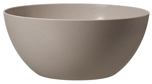 Gastromax Schüssel 3,5 L BIO | Grau | Picknick, Camping, Grillen, für drinnen und draußen | Hitzebeständig | Lebensmittelsicher und BPA-frei | Spülmaschinen- und mikrowellenfest | L25 x W25 x H11 cm