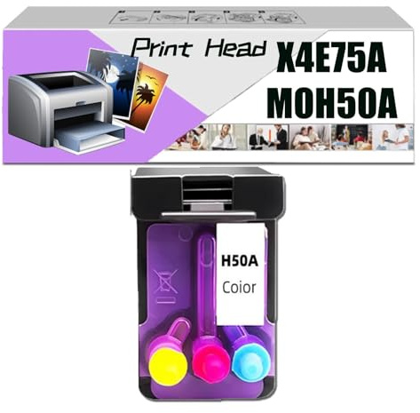 Tête d'impression À X4E75A MOH50A Encres Tête d'impression À Utiliser pour Les Imprimantes HP Smart Tank 508 510 511 516 518 519 531 536 538 539 618 525 528 582 585 588 589,MOH50A-1 Pack