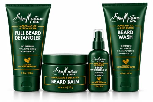 Sheamoisturre Complete Beard Styling Set - Maracuja & Shea Oils x 4
