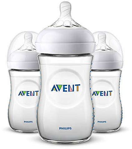 Philips Avent Natural Feeding Bottle 260ml, Pack of 3